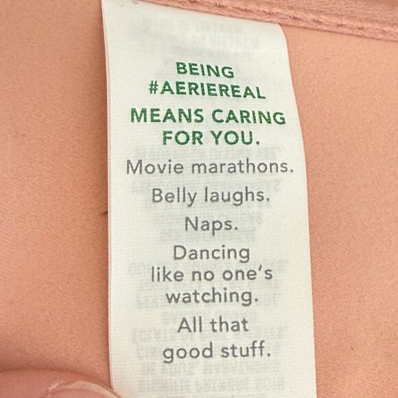 NWT AERIE Real Full Coverage Lightly Lined Bra in Blush Pink - Picture 5 of 8